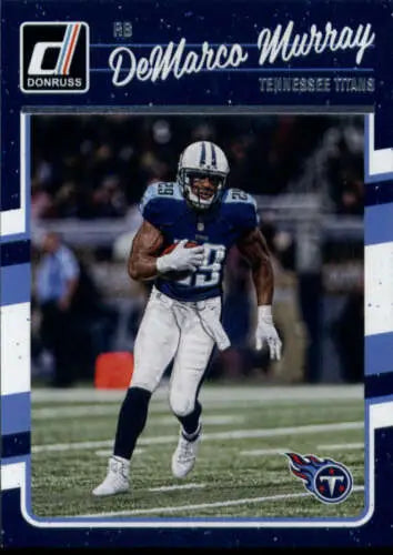 DeMarco Murray football card from 2016 Donruss featuring original gloss and Titans