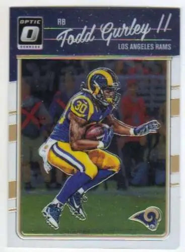 2016 Donruss Optic #53 Todd Gurley II football card with original gloss finish