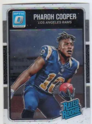 Pharoh Cooper football card from 2016 Donruss Optic Rated Rookies with original gloss