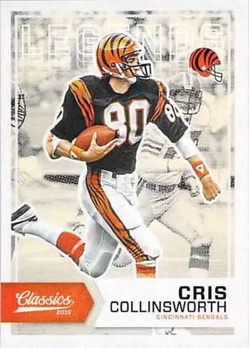 Cris Collinsworth football card from 2016 Panini Classics Legends original gloss Bengals