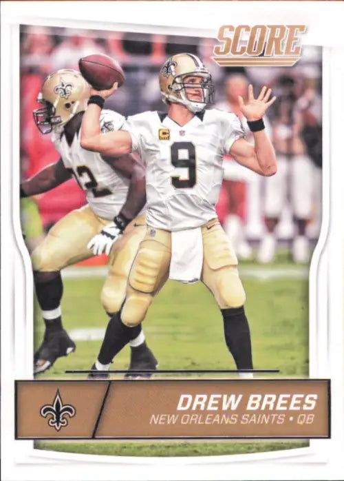 2016 Score #199 Drew Brees New Orleans Saints NFL Football Card NM-MT