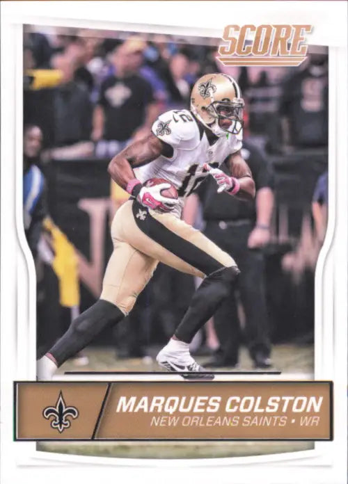 2016 Score #205 Marques Colston New Orleans Saints NFL Football Card NM-MT