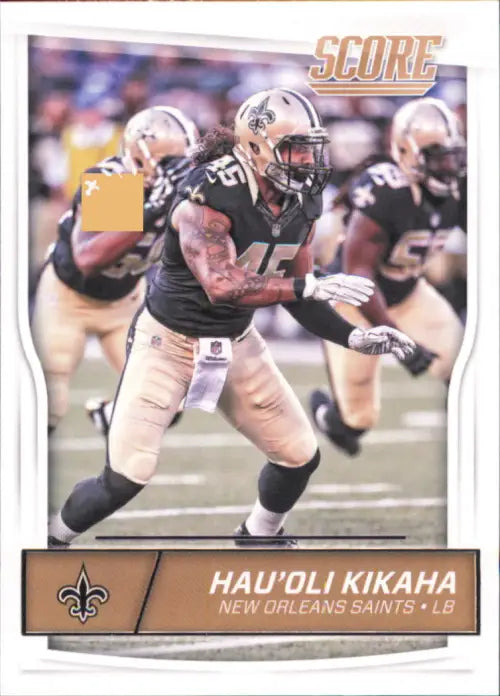 2016 Score #208 Hau’oli Kikaha New Orleans Saints NFL Football Card NM-MT