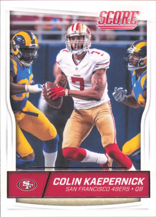 2016 Score #271 Colin Kaepernick San Francisco 49ers NFL Football Card NM-MT