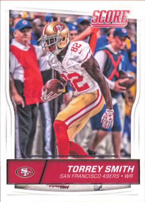 2016 Score #274 Torrey Smith San Francisco 49ers NFL Football Card NM-MT for collectors