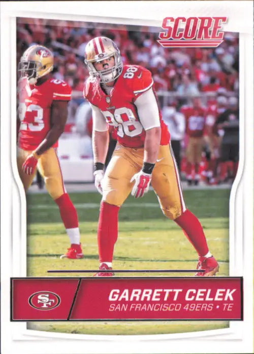 2016 Score #276 Garrett Celek San Francisco 49ers NFL Football Card NM-MT