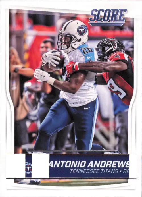 2016 Score #312 Antonio Andrews Tennessee Titans NFL Football Card NM-MT