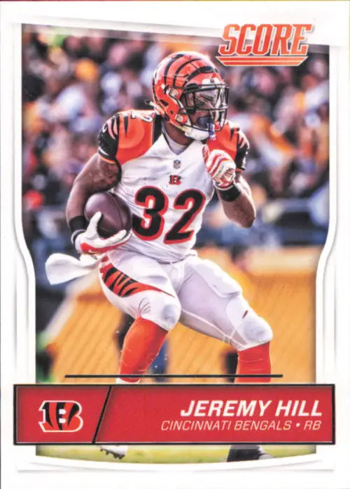 2016 Score #65 Jeremy Hill Cincinnati Bengals NFL Football Card NM-MT