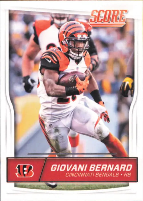 Giovani Bernard Cincinnati Bengals 2016 Score #66 Football Card NM-MT Display Image