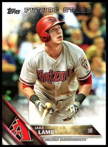 Jake Lamb baseball card 2016 Topps #288 with original gloss for Diamondbacks fans