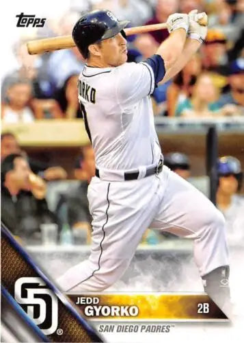 2016 Topps #40 Jedd Gyorko NM-MT Padres baseball card with original gloss finish