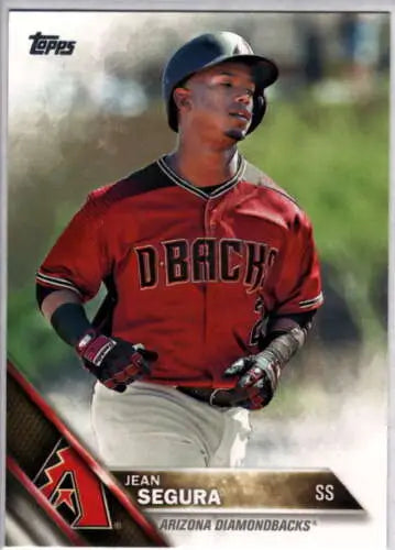 2016 Topps #409 Jean Segura baseball card NM-MT original gloss Diamondbacks ID:3050