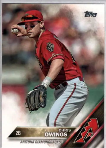 2016 Topps #687 Chris Owings NM-MT Baseball Card with original gloss from Diamondbacks