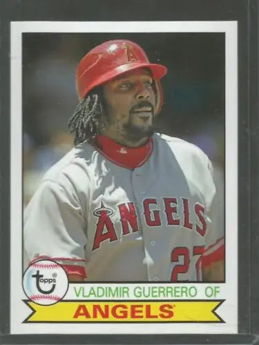 Vladimir Guerrero baseball card from 2016 Topps Archives with original gloss finish