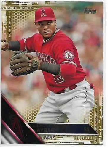 2016 Topps Gold #159 Erick Aybar baseball card with original gloss detail