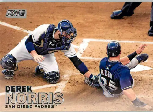 2016 Topps Stadium Club #136 Derek Norris NM-MT Padres original gloss baseball card