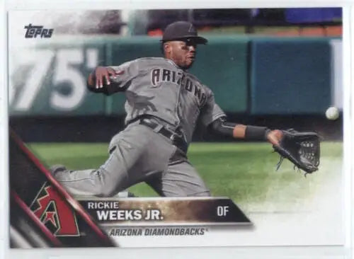 2016 Topps Update US240 Rickie Weeks Jr. baseball card with original gloss from Diamondbacks