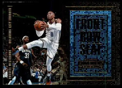 2017-18 Panini Contenders Front Row Seat card featuring Russell Westbrook OKC Thunder