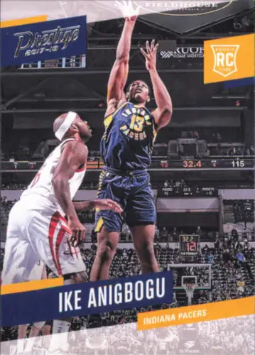 Ike Anigbogu Rookie card from the 2017-18 Prestige NBA collection, Utah Jazz