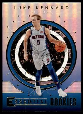 Luke Kennard basketball card from 2017-18 Panini Essentials Essential Rookies set