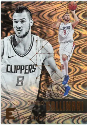 Danilo Gallinari 2017-18 Panini Essentials Spiral basketball card from Los Angeles Clippers