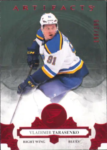 Vladimir Tarasenko 2017-18 Artifacts Ruby #130 NHL Card St. Louis Blues /299 NM