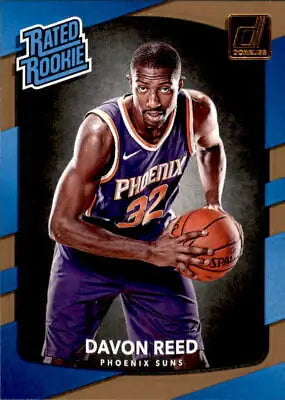 Davon Reed Rookie Phoenix Suns basketball card 2017-18 Donruss #169 NM-MT condition