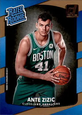 Ante Zizic Rookie Trading Card from 2017-18 Donruss for Cleveland Cavaliers NBA fans