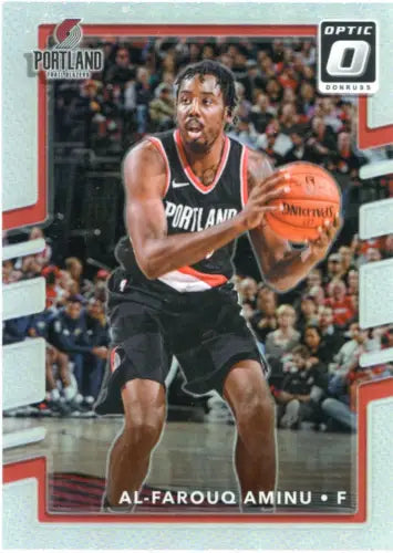 Al-Farouq Aminu 2017-18 Donruss Optic Holo #121 basketball card Portland Trail Blazers