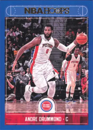 Andre Drummond 2017-18 Hoops Blue #166 Detroit Pistons Basketball Card NM-MT