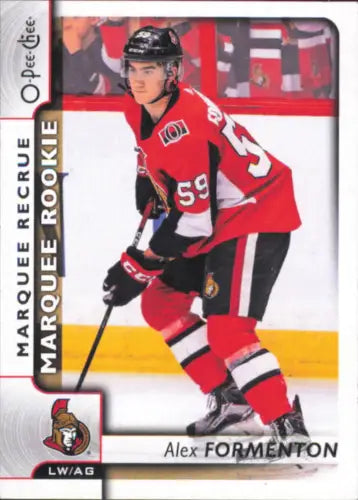 Alex Formenton Rookie 2017-18 O-Pee-Chee #647 Ottawa Senators NHL Hockey Card