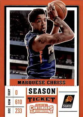 Marquese Chriss basketball card from Panini Contenders Draft Picks Phoenix Suns NM-MT