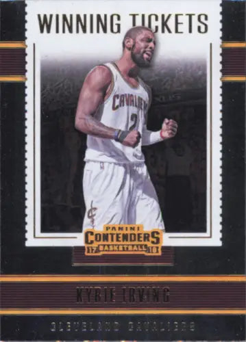 Kyrie Irving 2017-18 Panini Contenders Winning Tickets basketball card from Cavaliers