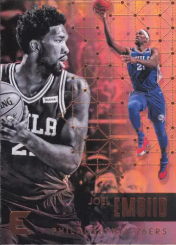 Basketball card of Joel Embiid from 2017-18 Panini Essentials Retail #145 NR-MT