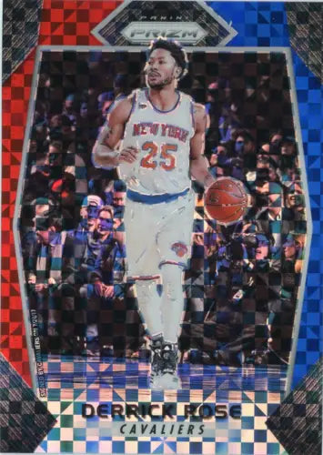 Derrick Rose 2017-18 Panini Prizm Red White and Blue Basketball Card NM-MT