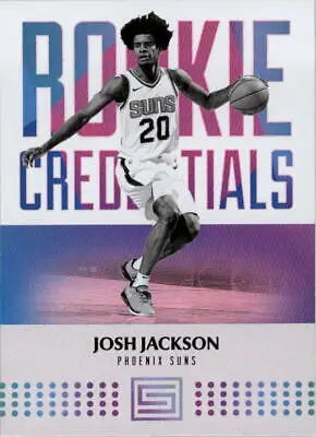 Basketball trading card of Josh Jackson from 2017-18 Panini Status Rookie series