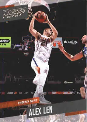 Basketball player shooting on 2017-18 Prestige #125 Alex Len Phoenix Suns card