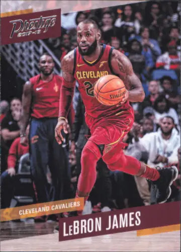 LeBron James 2017-18 Prestige Cleveland Cavaliers NBA Basketball Card NM-MT