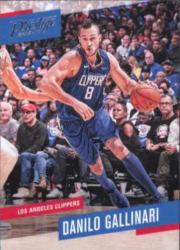 Danilo Gallinari 2017-18 Prestige basketball card for Los Angeles Clippers fans