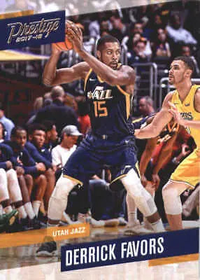 2017-18 Prestige Derrick Favors Utah Jazz NBA Basketball Card NM-MT collectible item