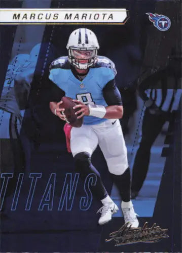 Marcus Mariota Tennessee Titans NFL Football Card 2017 Absolute #42 NM-MT Condition