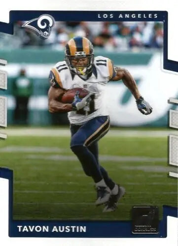 Tavon Austin football card from 2017 Donruss #138 with original gloss representation