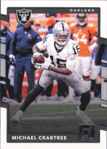 2017 Donruss #183 Michael Crabtree Oakland Raiders NFL Football Card NM-MT