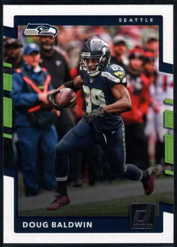 Doug Baldwin football card from 2017 Donruss with original gloss by Simply Sandoval