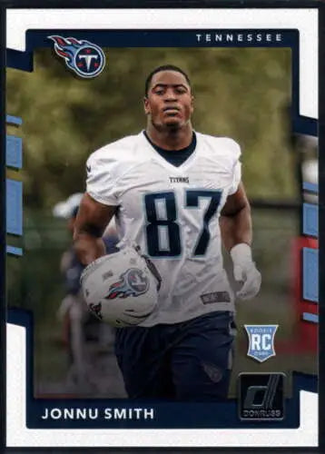 Jonnu Smith rookie card 2017 Donruss #374 NM-MT RC with original gloss for Titans fans