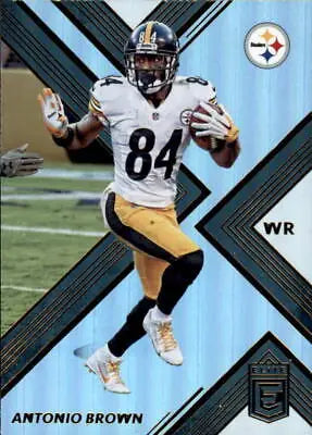 2017 Elite #86 Antonio Brown Pittsburgh Steelers Football Card NM-MT for collectors