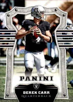 Derek Carr Oakland Raiders football card 2017 Panini #70 in NM-MT condition