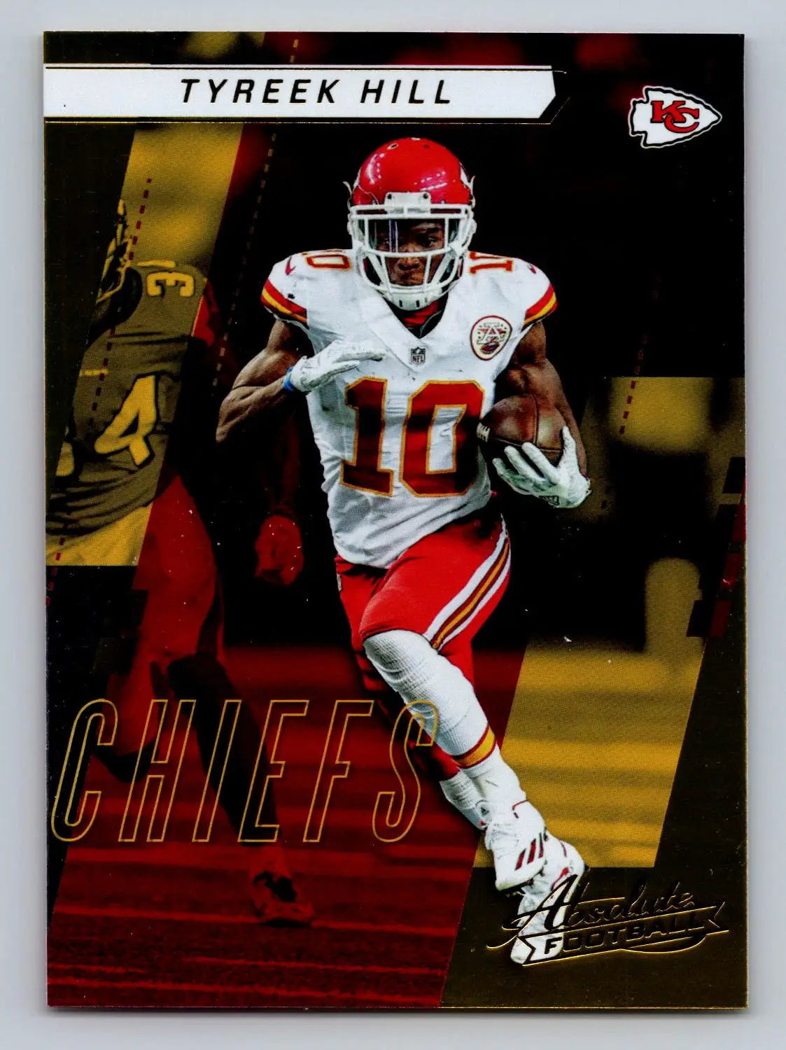 Tyreek Hill football card from 2017 Panini Absolute #14 collectible sports card