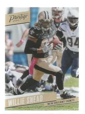 Football trading card of 2017 Panini Prestige #171 Willie Snead NM-MT Saints with original gloss