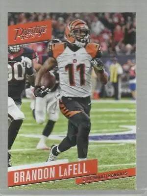 2017 Panini Prestige #96 Brandon LaFell Football Card with original gloss finish